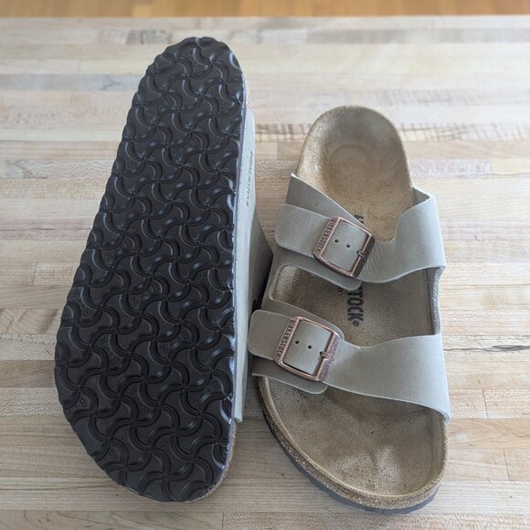 Birkenstock Unisex Arizona Casual Sandals Tobacco Oiled Leather 45 W14 M12 - Picture 2 of 3